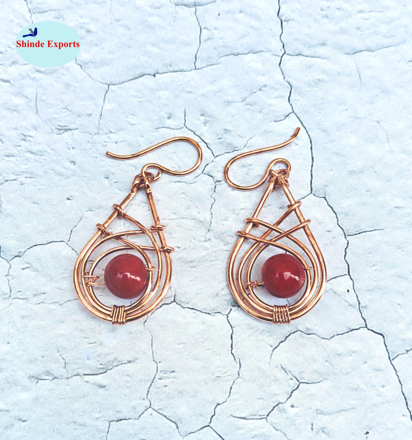 SHINDE EXPORTS copper earrings for women stylish traditional jhumka earring girls