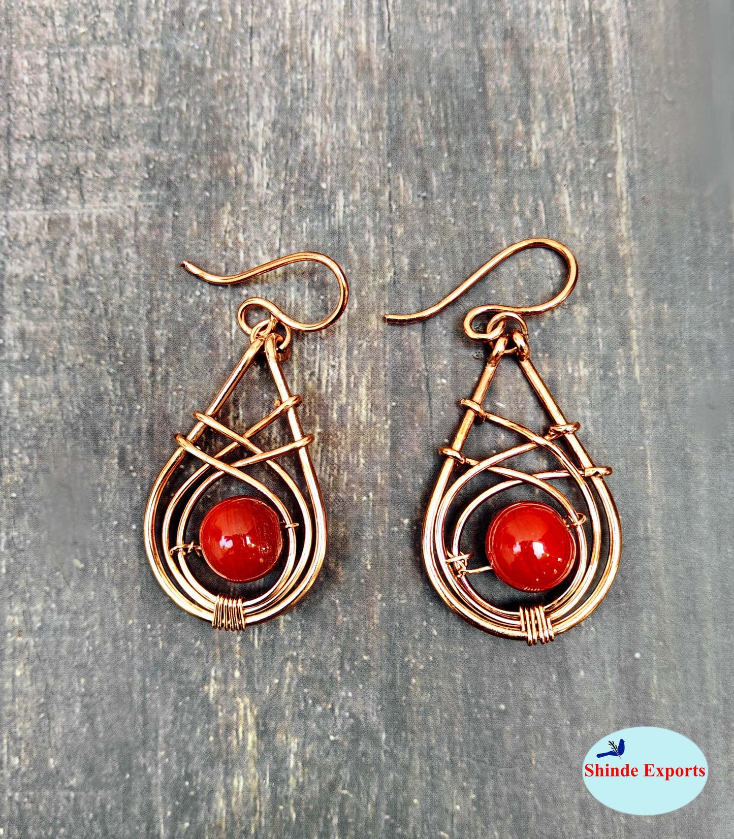 SHINDE EXPORTS copper earrings for women stylish traditional jhumka earring girls