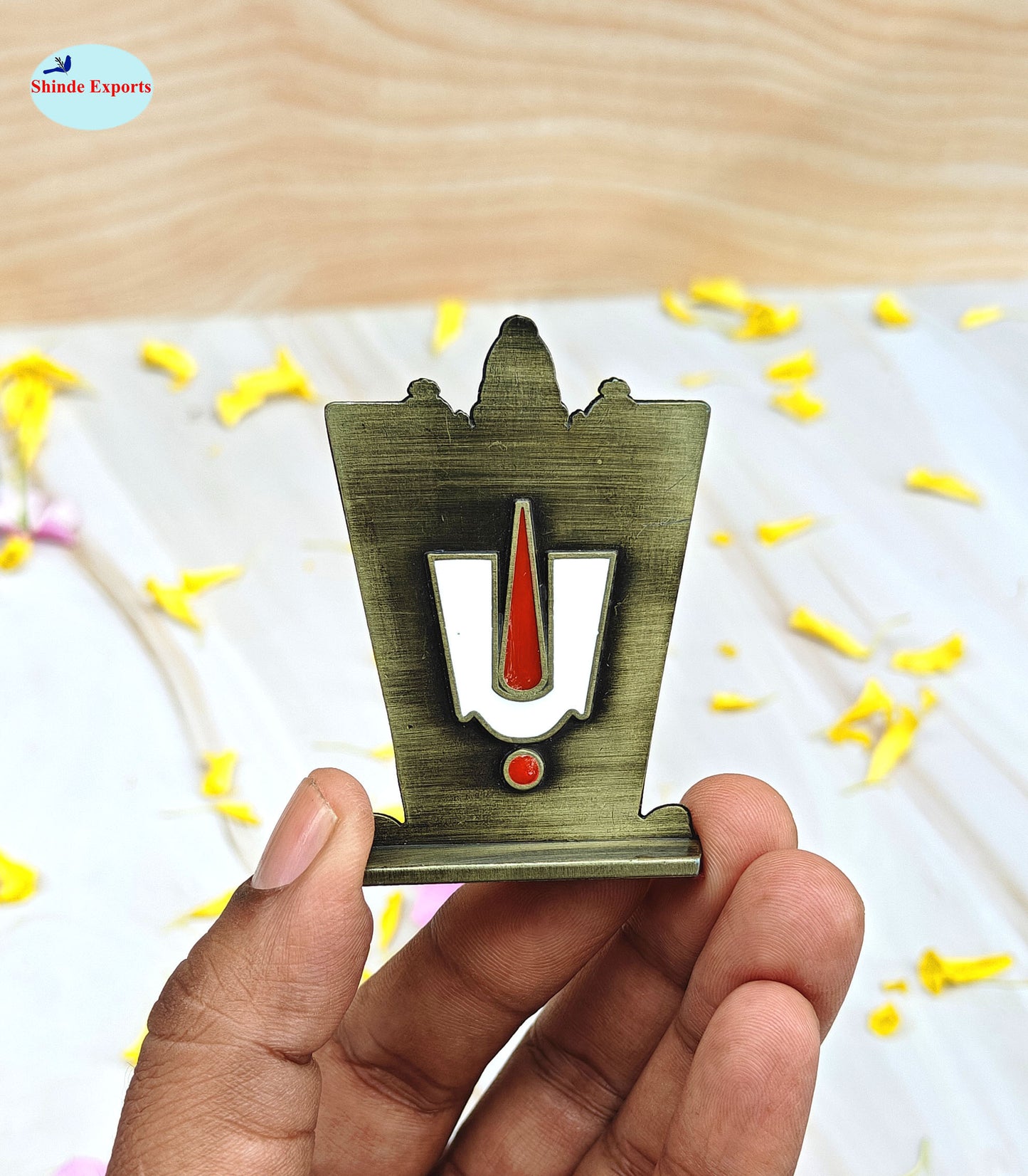 SHINDE EXPORTS balaji lakshmi small metal idol statue for car home office