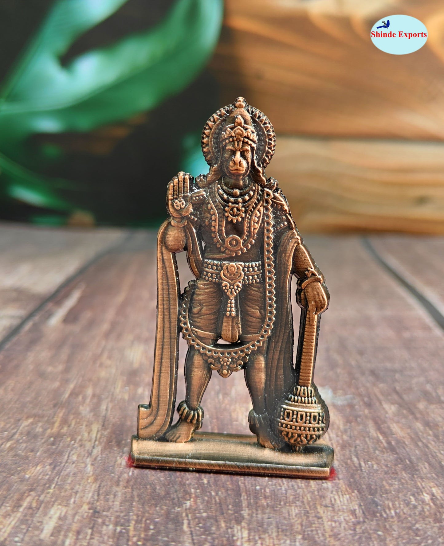 SHINDE EXPORTS small size metal lord hanuman idol statue for car dashboard home office desk pooja