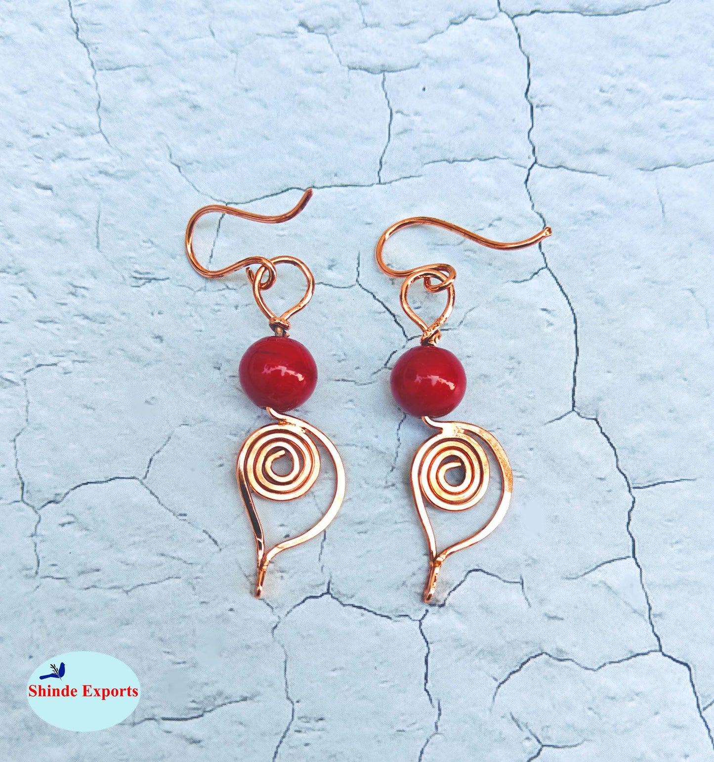 SHINDE EXPORTS copper earrings for women stylish traditional jhumka earring girls