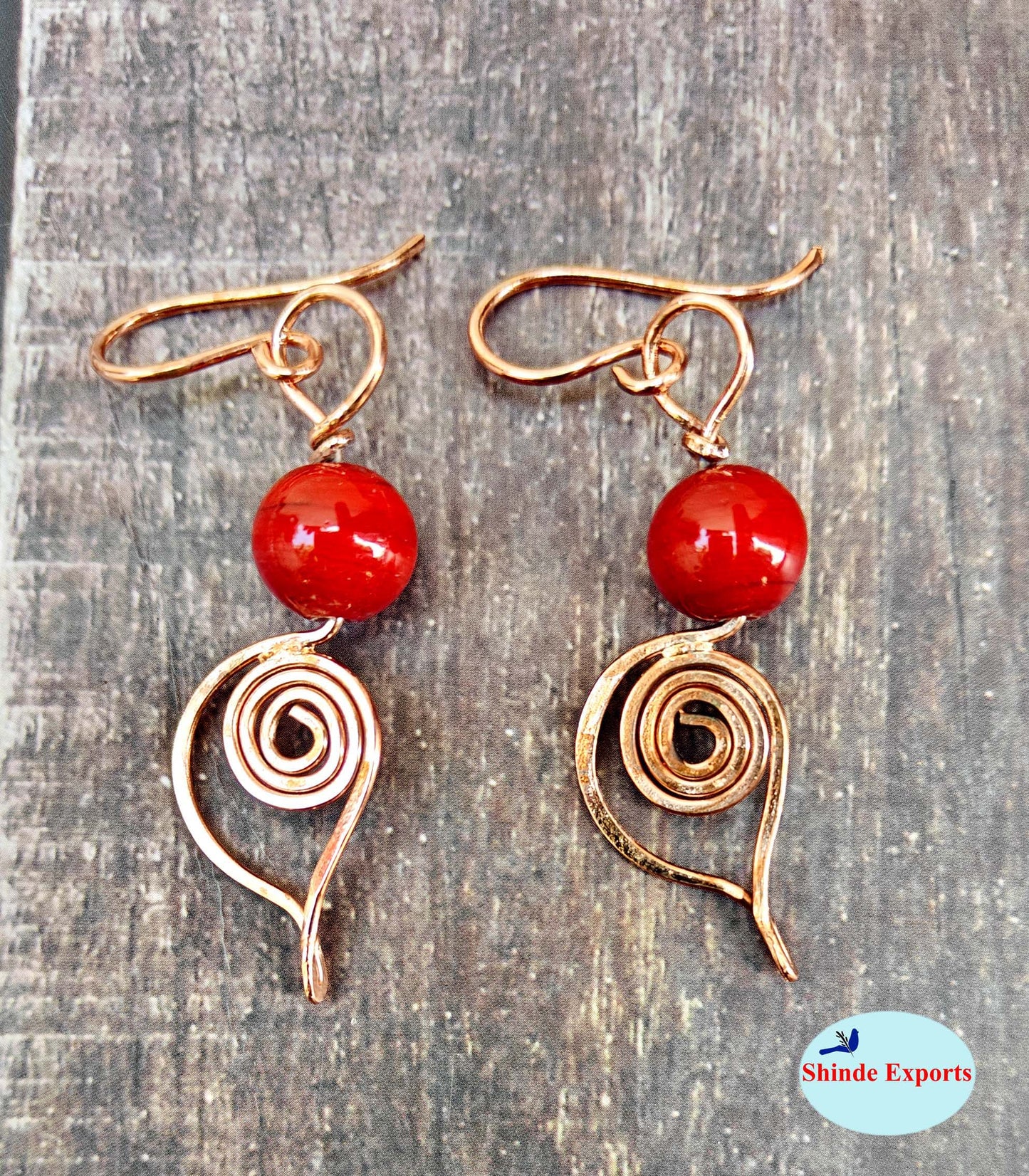 SHINDE EXPORTS copper earrings for women stylish traditional jhumka earring girls