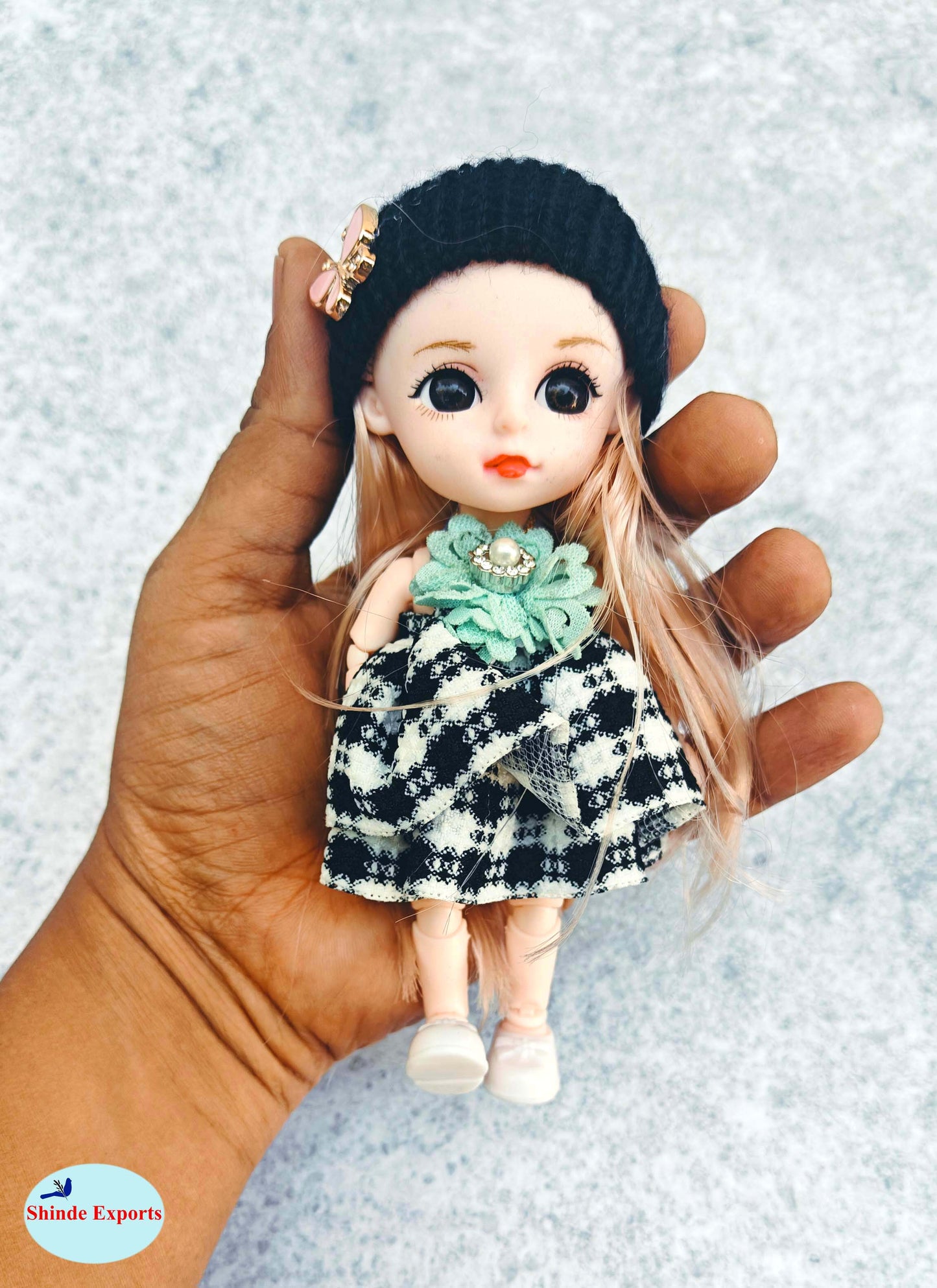 SHINDE EXPORTS cute big doll keychains set for girls boys baby kids pack of 2