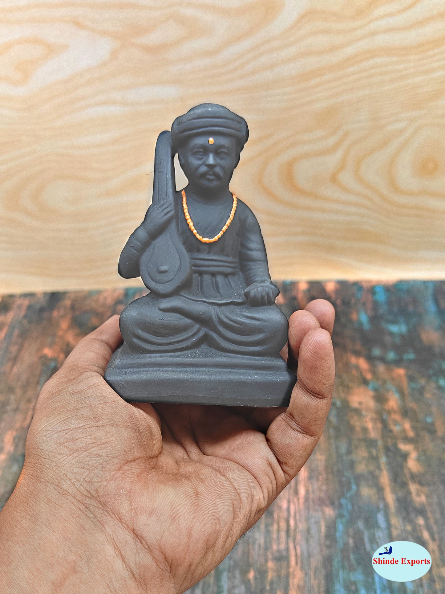SHINDE EXPORTS jagatguru sant tukaram maharaj murti Statue Idol 5 inches