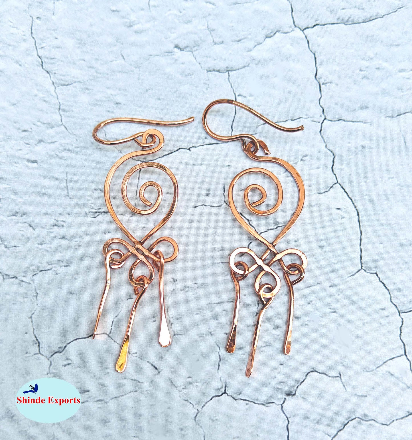 SHINDE EXPORTS copper earrings for women stylish traditional jhumka earring girls