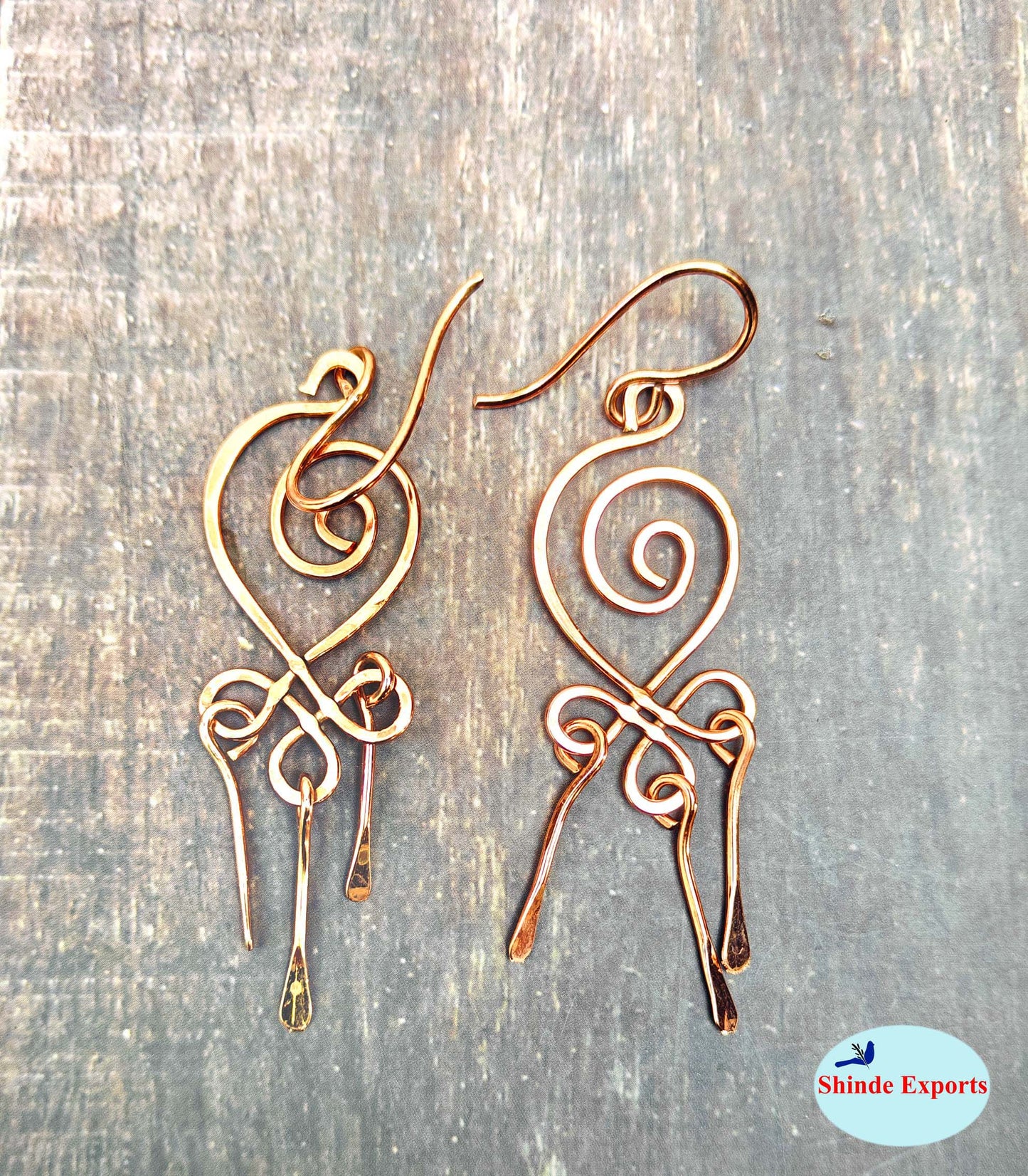 SHINDE EXPORTS copper earrings for women stylish traditional jhumka earring girls