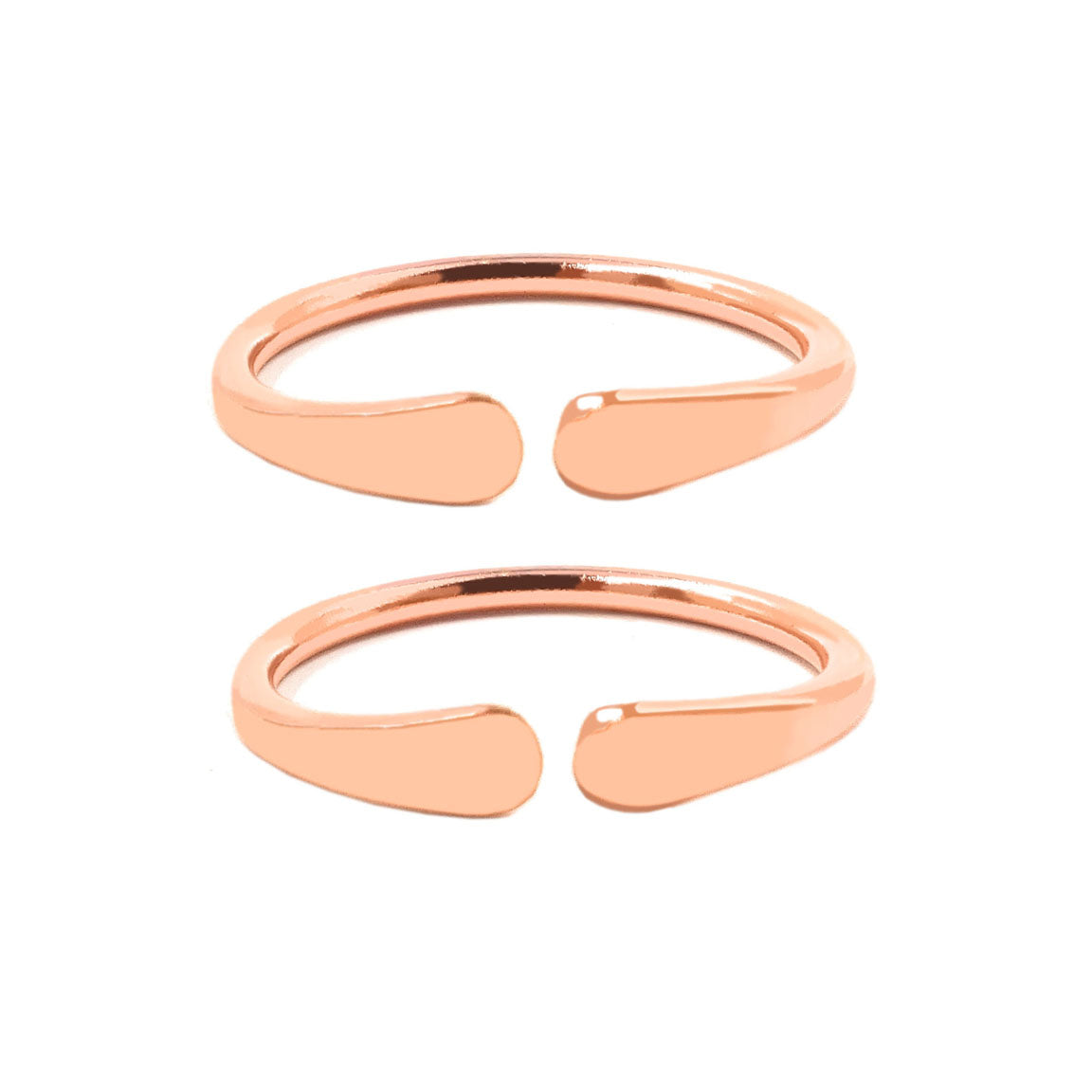 SHINDE EXPORTS copper toe thumb ring for men and women pure original