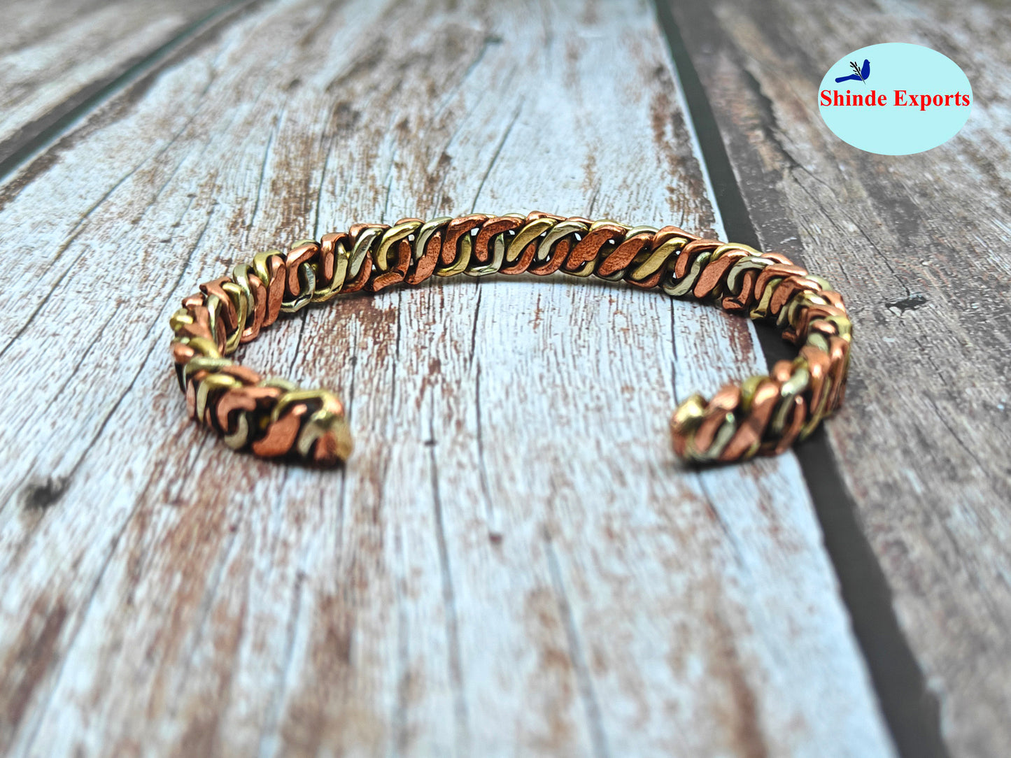 SHINDE EXPORTS pure original copper tamba kada bracelet for men and women boys