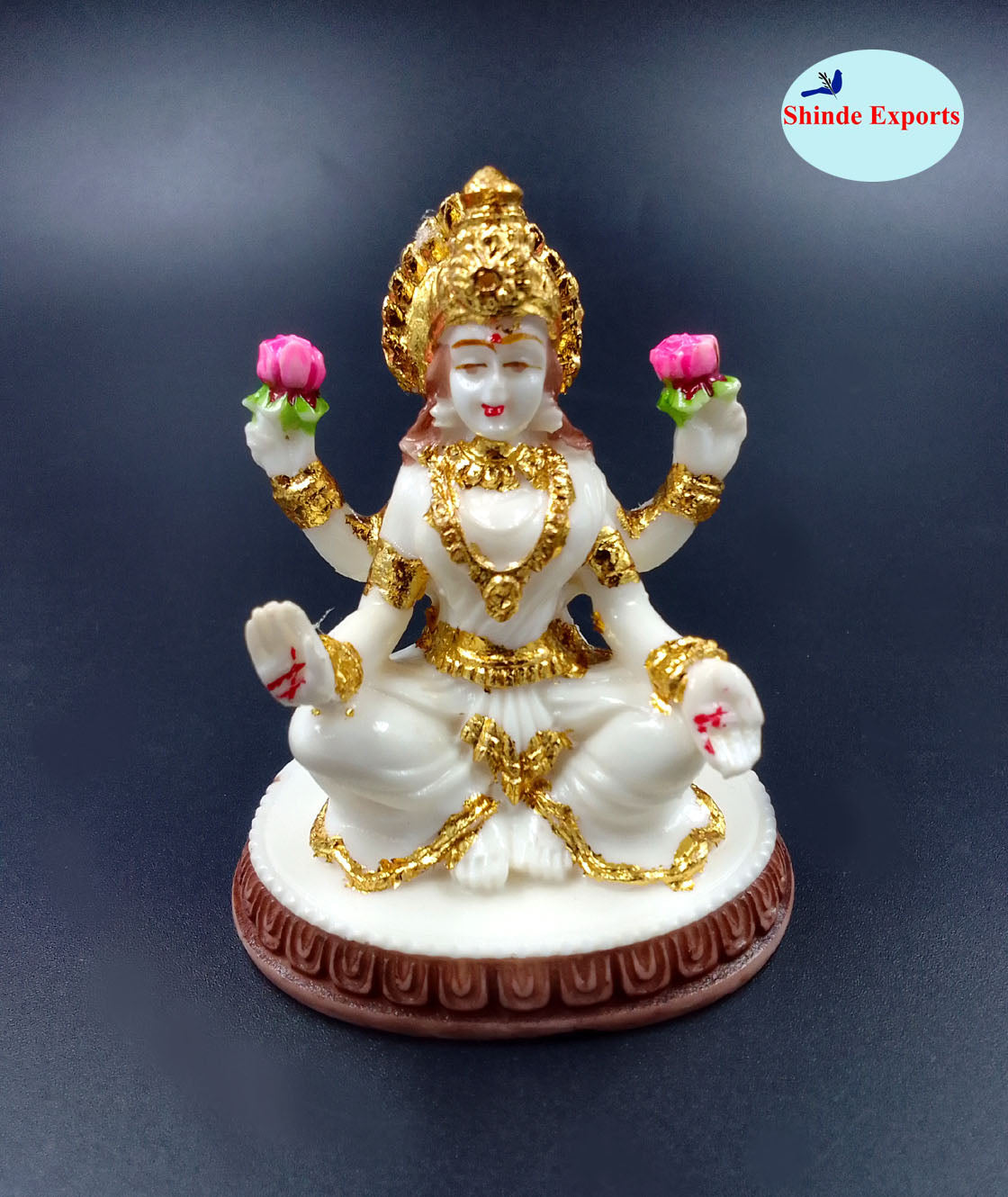 SHINDE EXPORTS Goddess laxmi Devi Marble murti Lakshmi Statue Idol for Home Pooja