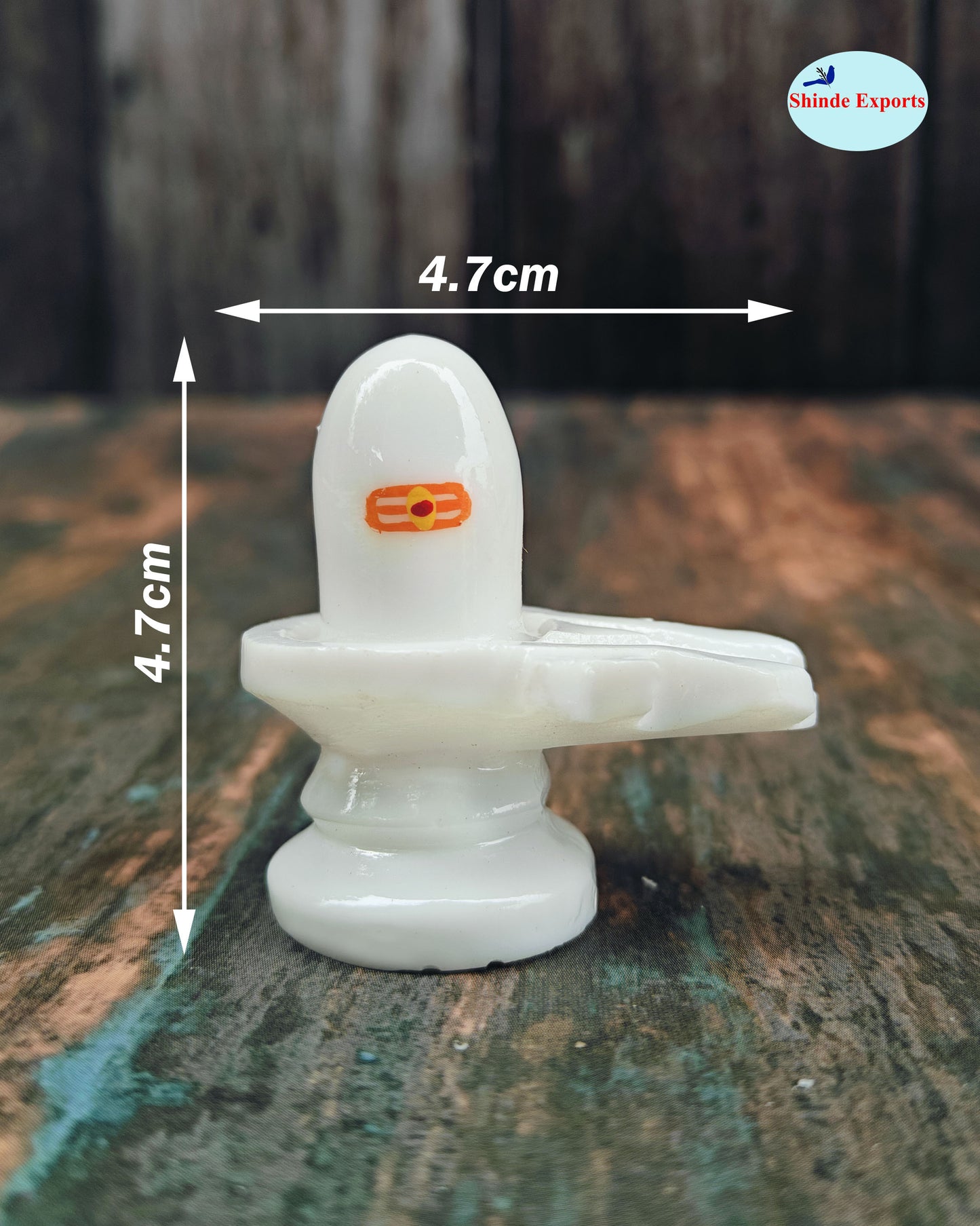 SHINDE EXPORTS White shivling Idol for Home puja
