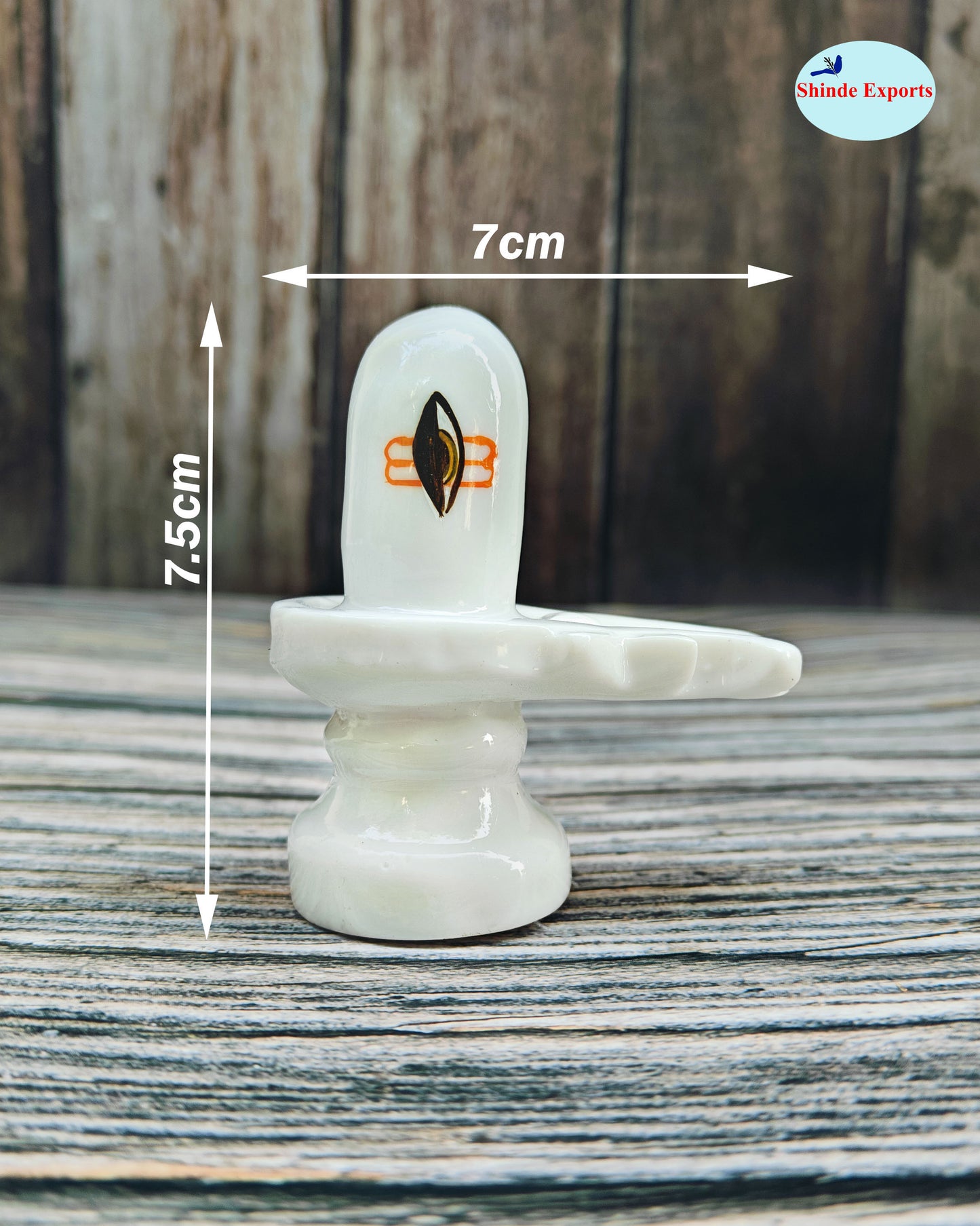 SHINDE EXPORTS White shivling Idol for Home puja