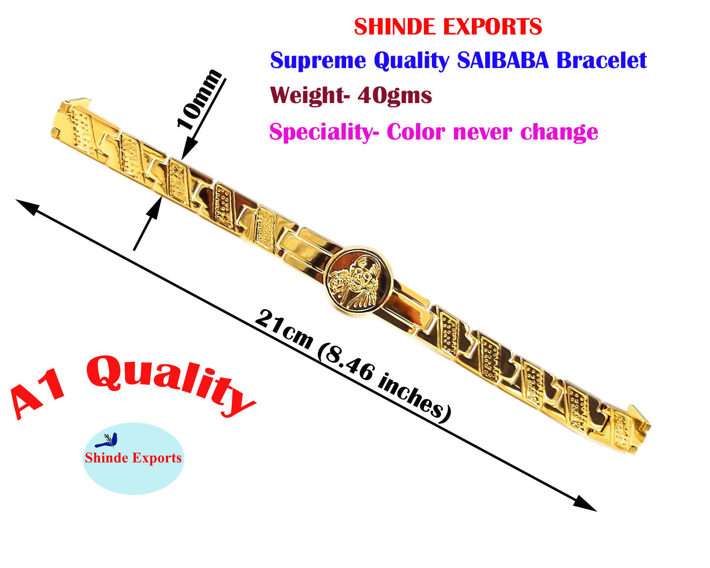 SHINDE EXPORTS shirdi saibaba hand bracelet for men and women