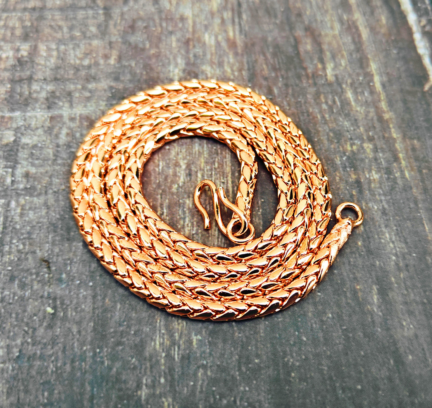 SHINDE EXPORTS pure copper necklace hasli neck chain for women (Design 6)