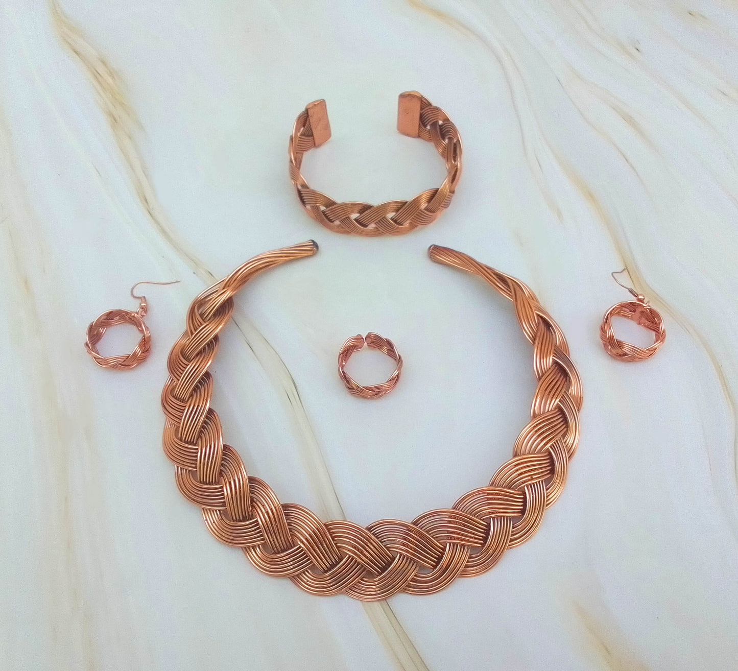 SHINDE EXPORTS Copper Choker Set Jewellery necklace hasli for Women
