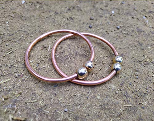 SHINDE EXPORTS Pure Copper Leg kada Anklet for New Born Baby boy Adjustable (0 to 1 Year)