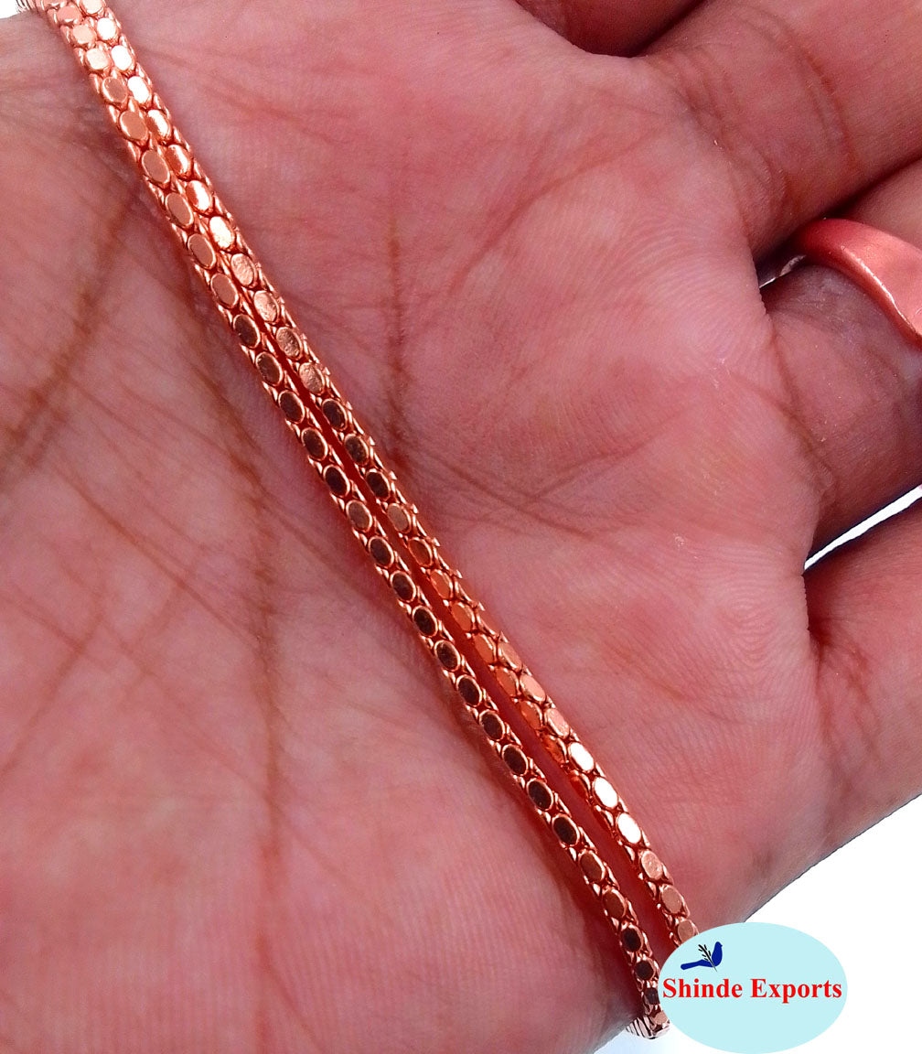 SHINDE EXPORTS pure copper necklace hasli neck chain for women (Design 6)