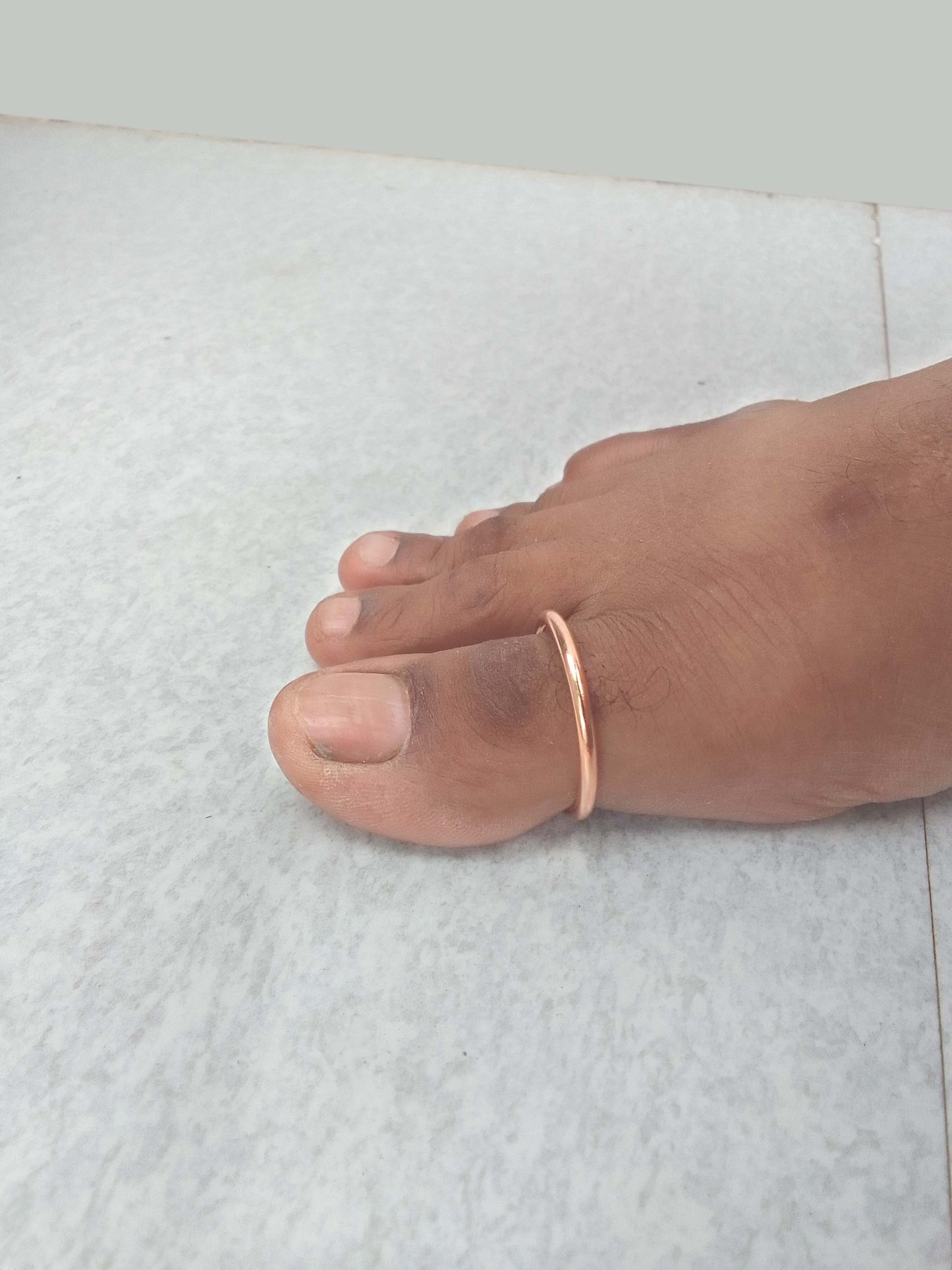 SHINDE EXPORTS copper toe thumb ring for men and women pure original