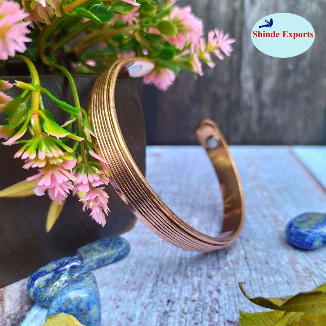 SHINDE EXPORTS Pure Copper Kada/Bracelet for Men and Women.