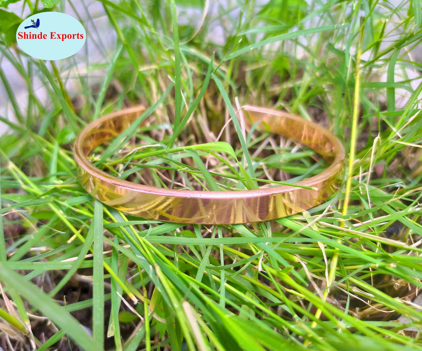 SHINDE EXPORTS Pure Copper Kada/Bracelet for Men and Women.