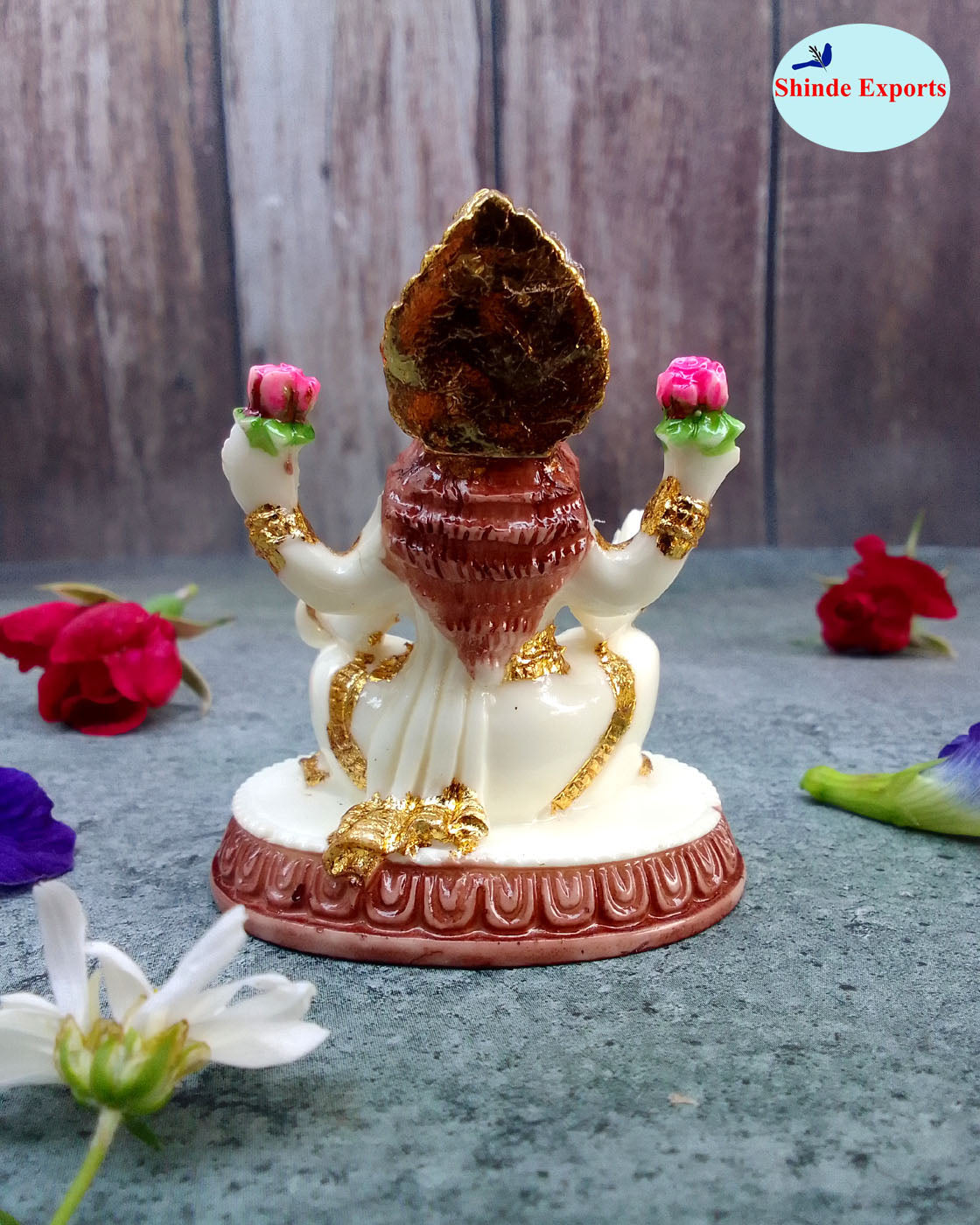 SHINDE EXPORTS Goddess laxmi Devi Marble murti Lakshmi Statue Idol for Home Pooja
