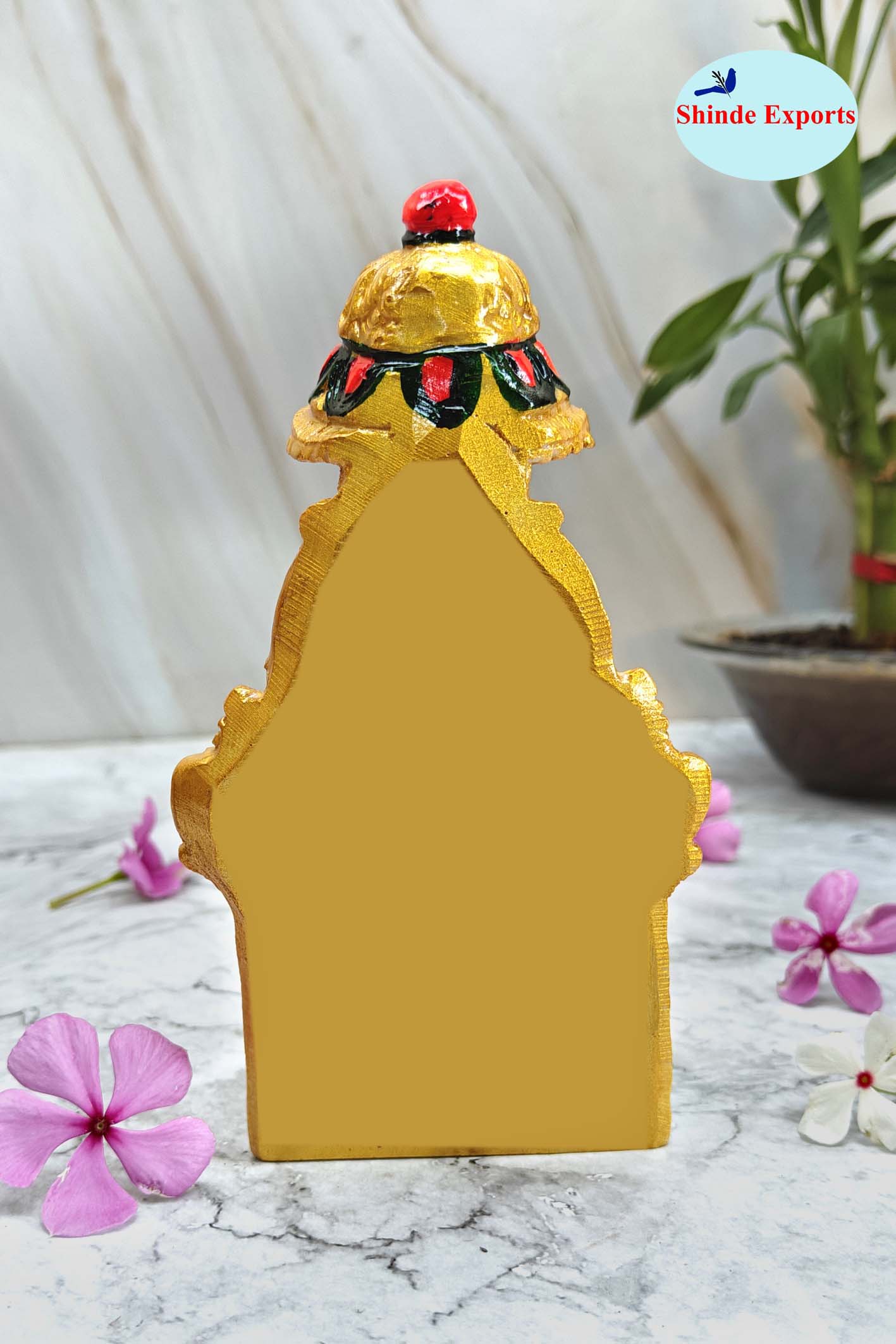 SHINDE EXPORTS shirdi saibaba Marble Idol Statue murti Home Murty for car