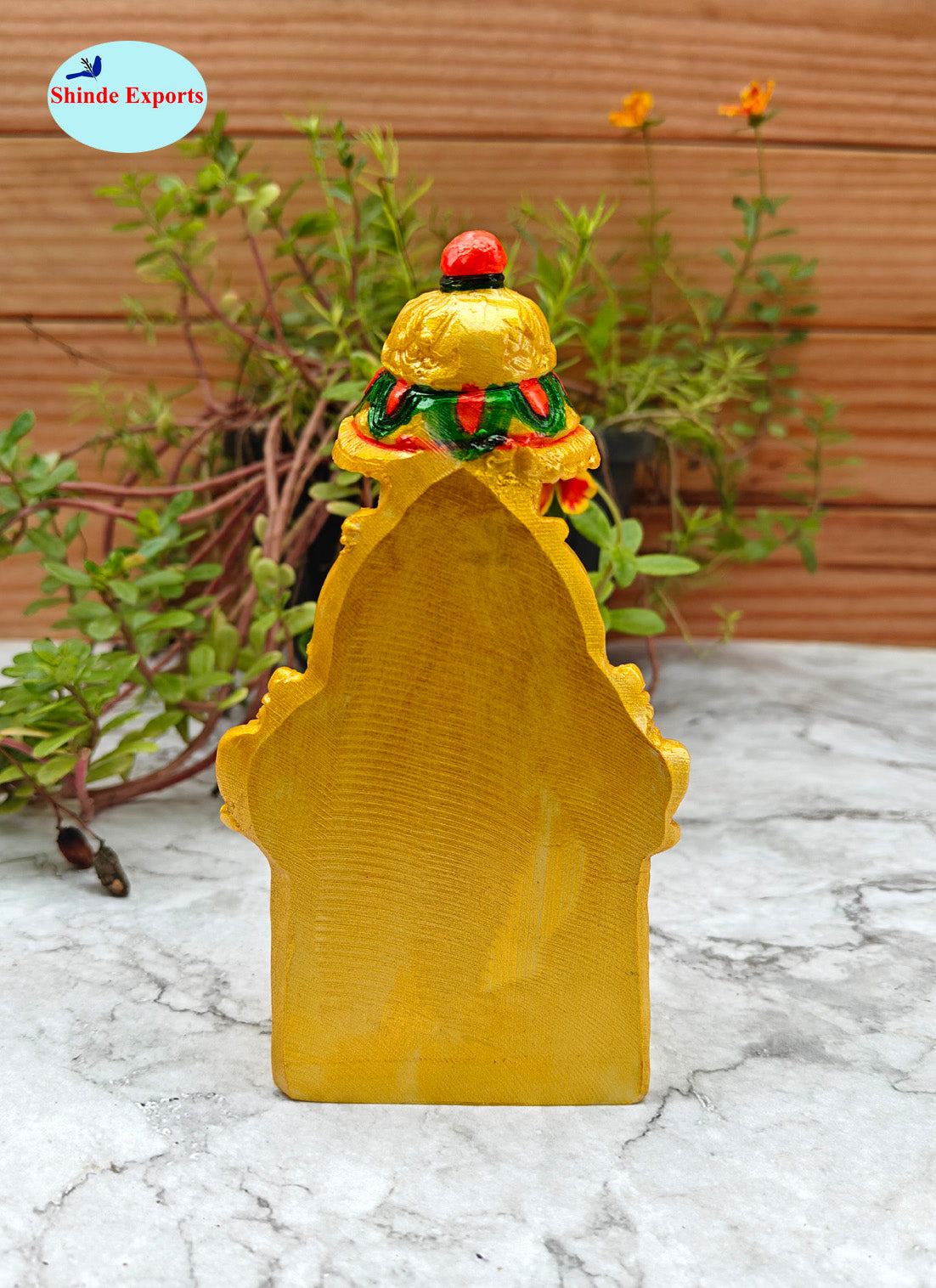 SHINDE EXPORTS shirdi saibaba Marble Idol Statue murti Home Murty for car