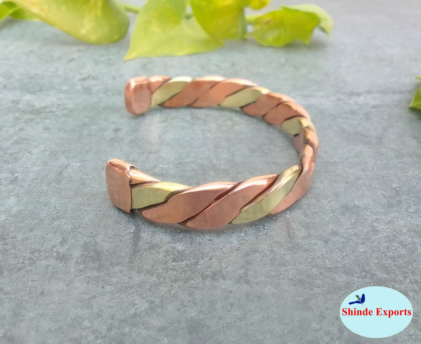 SHINDE EXPORTS pure copper kada for men/copper kada/copper bracelet for men pure