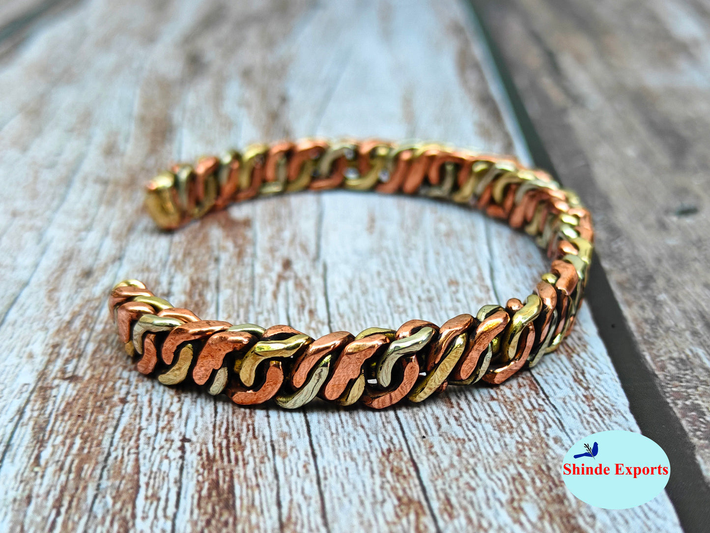 SHINDE EXPORTS pure original copper tamba kada bracelet for men and women boys