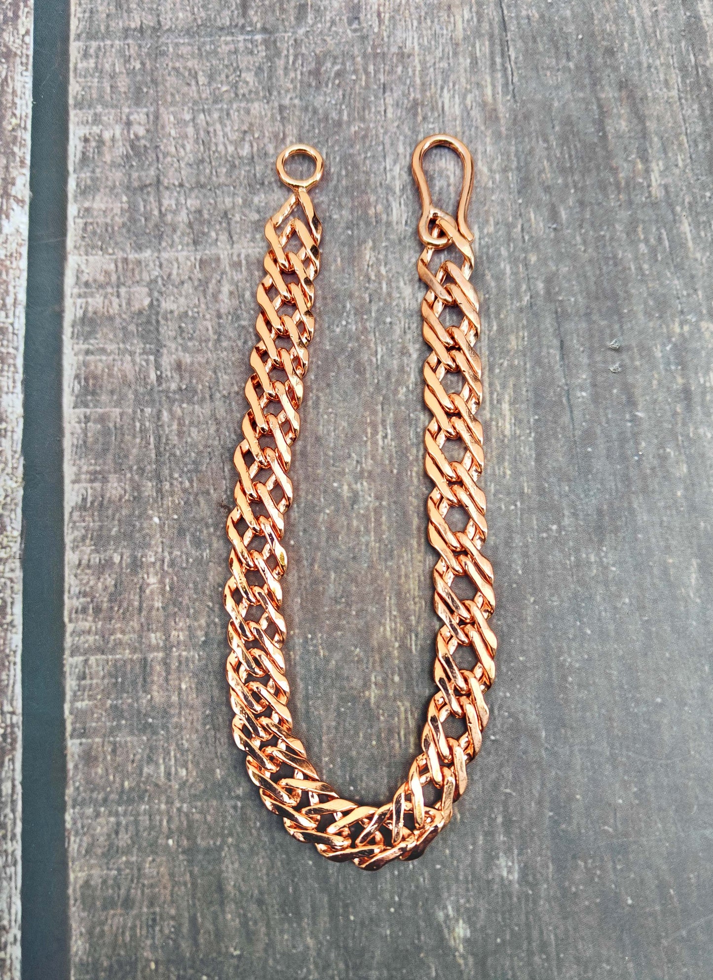 SHINDE EXPORTS Pure Copper Link Chain Bracelet for Men