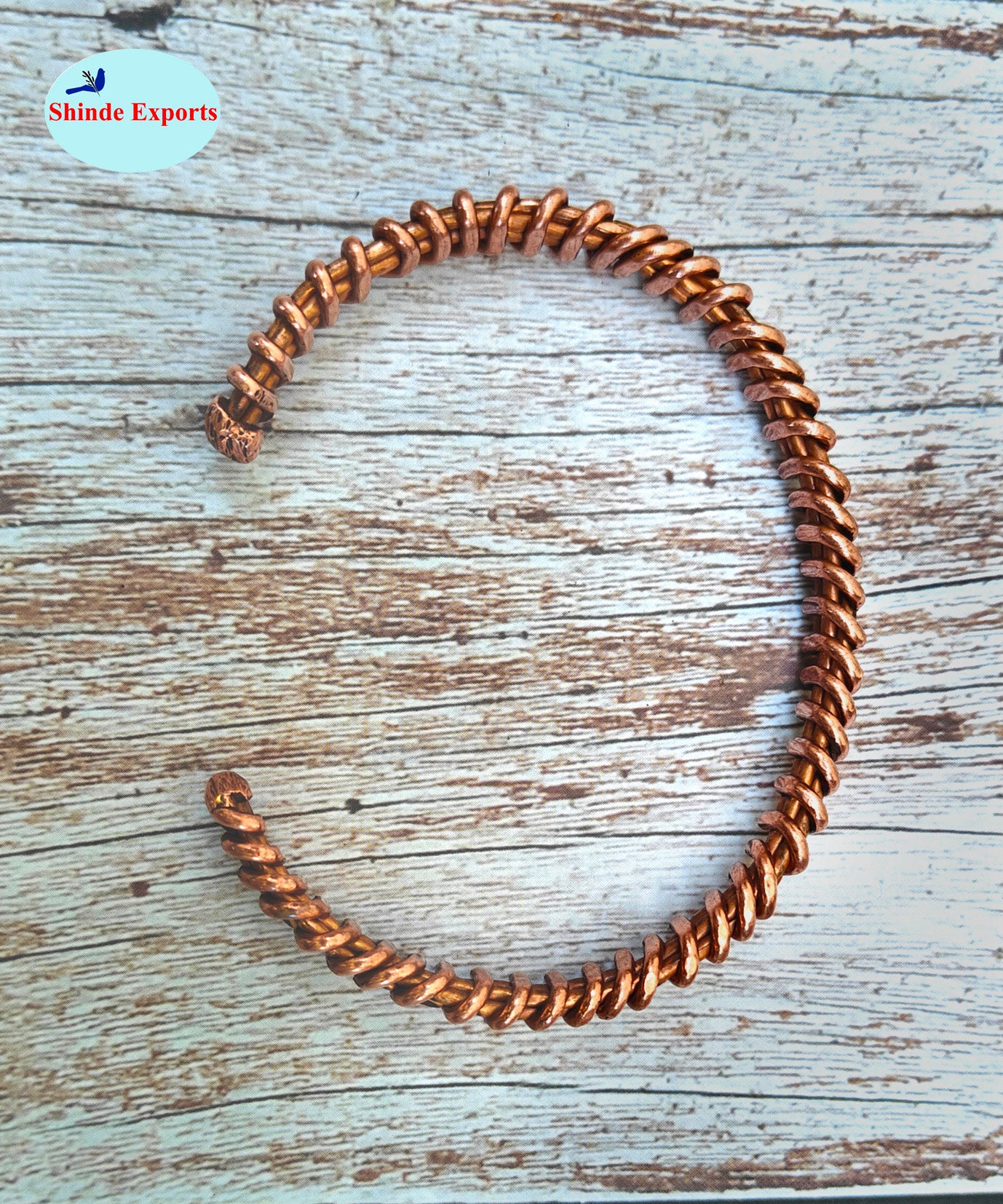 SHINDE EXPORTS pure original copper tamba kada bracelet for men and women boys