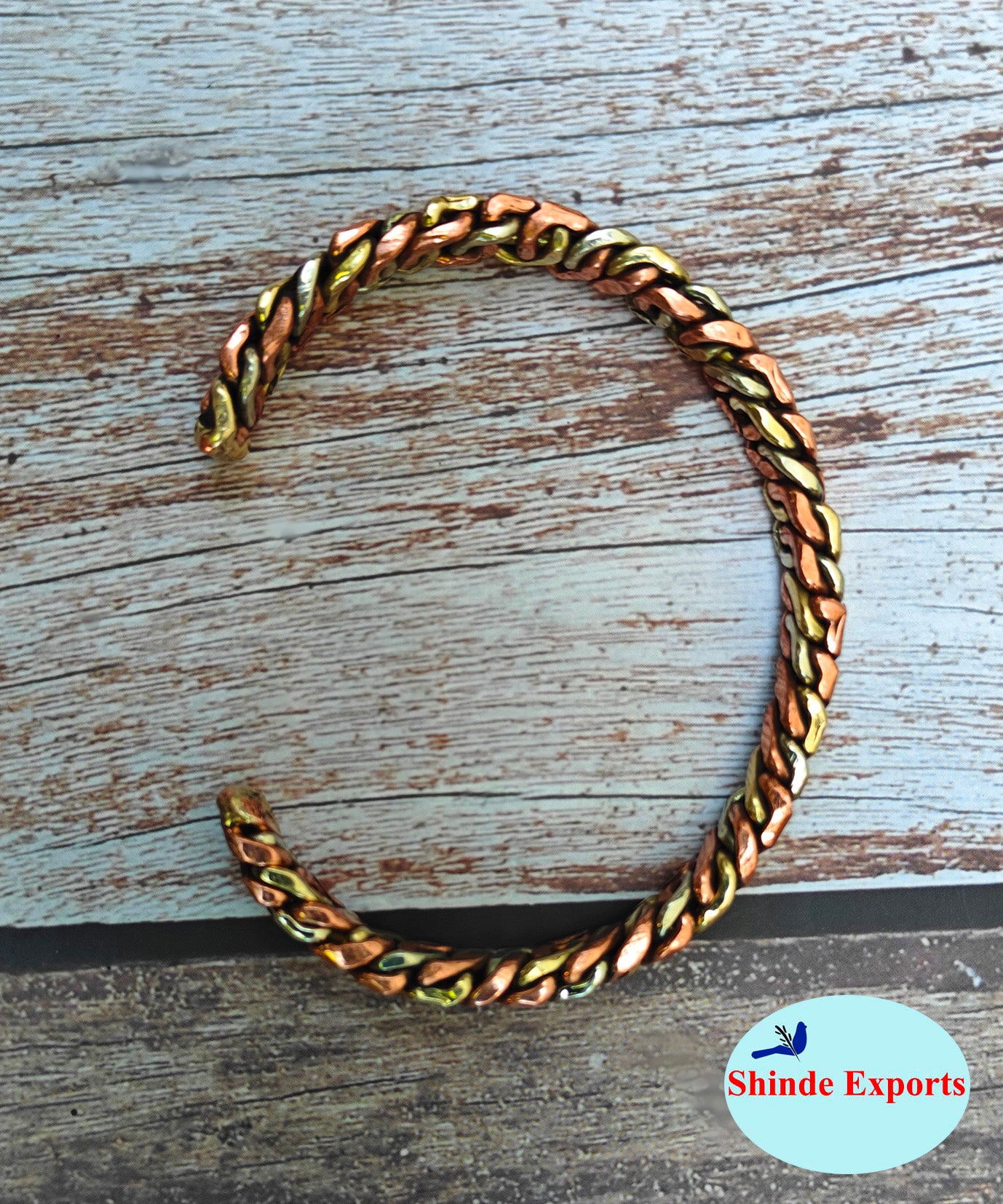 SHINDE EXPORTS pure original copper tamba kada bracelet for men and women boys