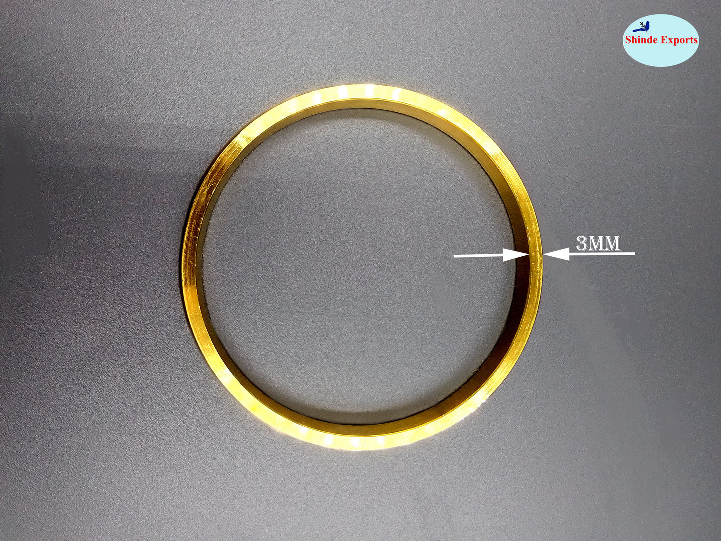 SHINDE EXPORTS gold plated stainless steel bangles for men women bracelets