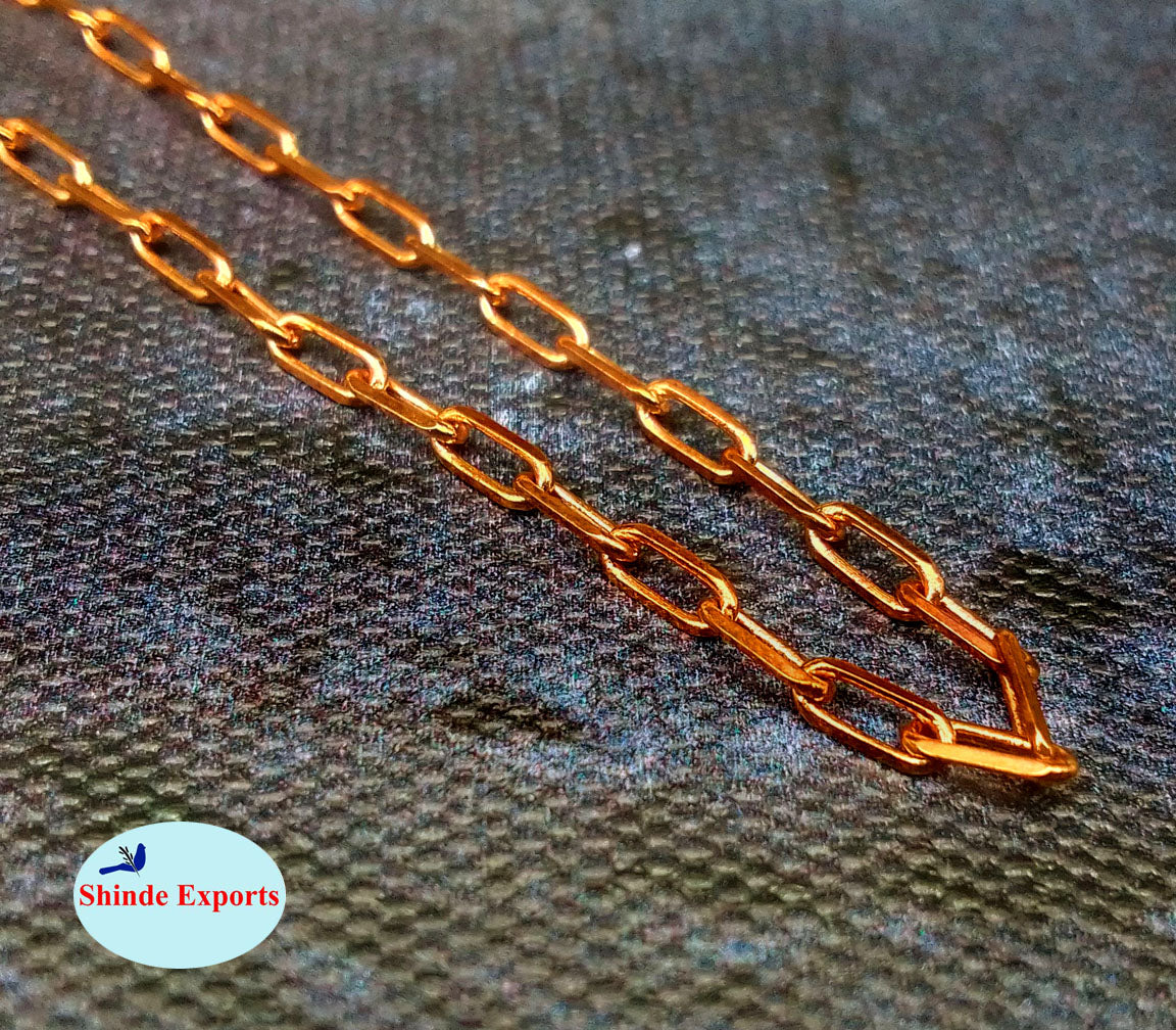SHINDE EXPORTS pure copper necklace hasli neck chain for women (Design 6)