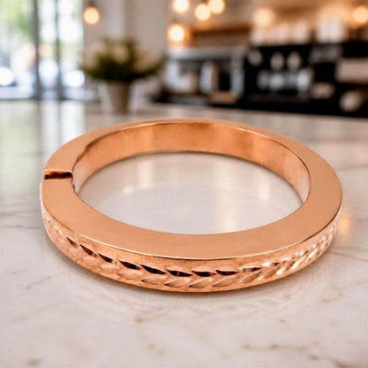 shinde exports heavy pure copper bracelet cuff kada bangle for women men