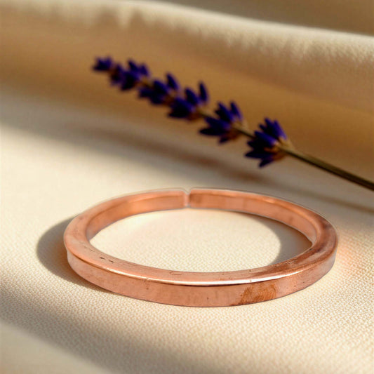 shinde exports heavy pure copper bracelet cuff kada bangle for women men