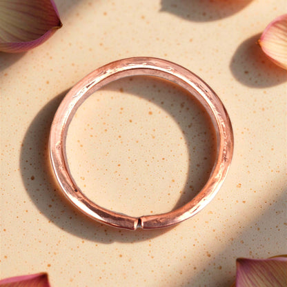 shinde exports heavy pure copper bracelet cuff kada bangle for women men