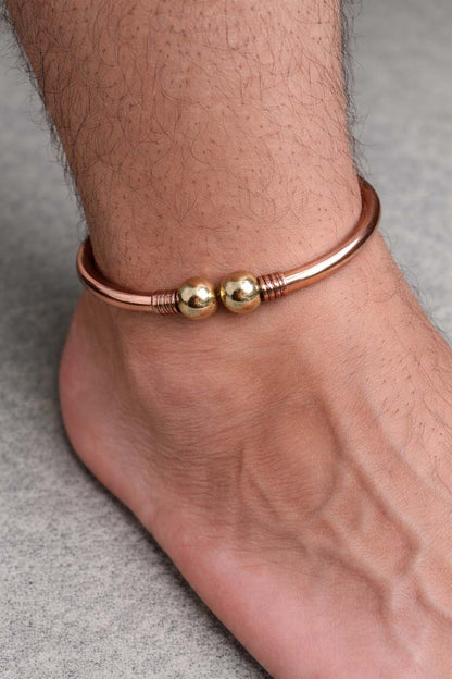 SHINDE EXPORTS copper leg kada for men/copper leg kada/leg kada