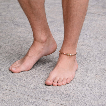 SHINDE EXPORTS copper leg kada for men/copper leg kada/leg kada