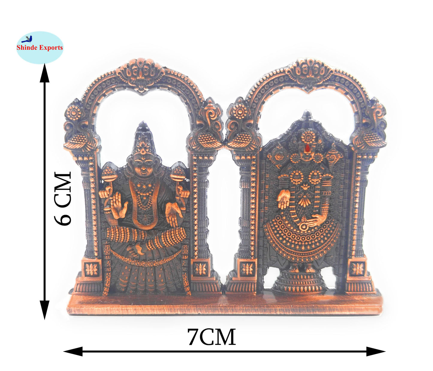 SHINDE EXPORTS venkateshwara swamy tirupati balaji padmavati devi goddess idol with
