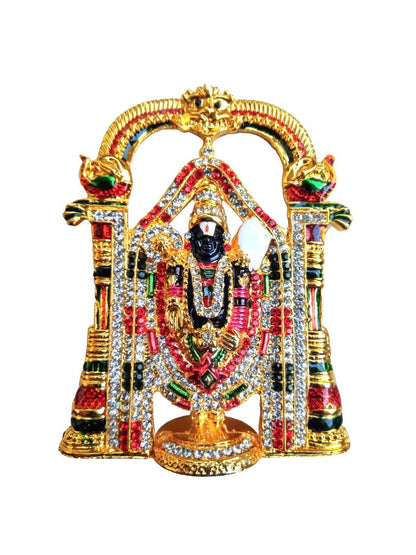 SHINDE EXPORTS Govinda Idol for car Dashboard/Balaji murti for car/tirupati Balaji murti/Balaji Statue for Pooja Room
