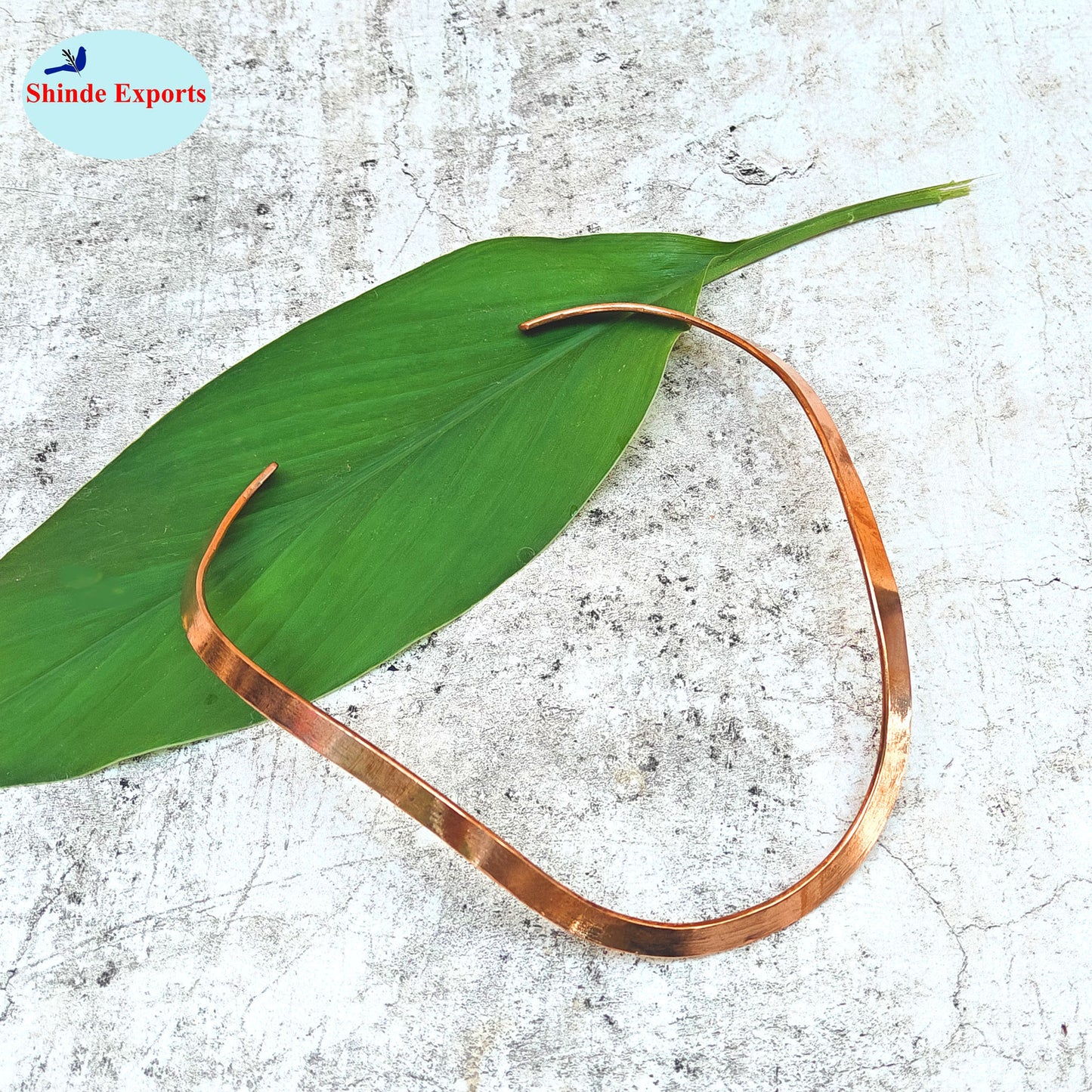 SHINDE EXPORTS pure copper Hasli necklace jewellery choker for women/girls