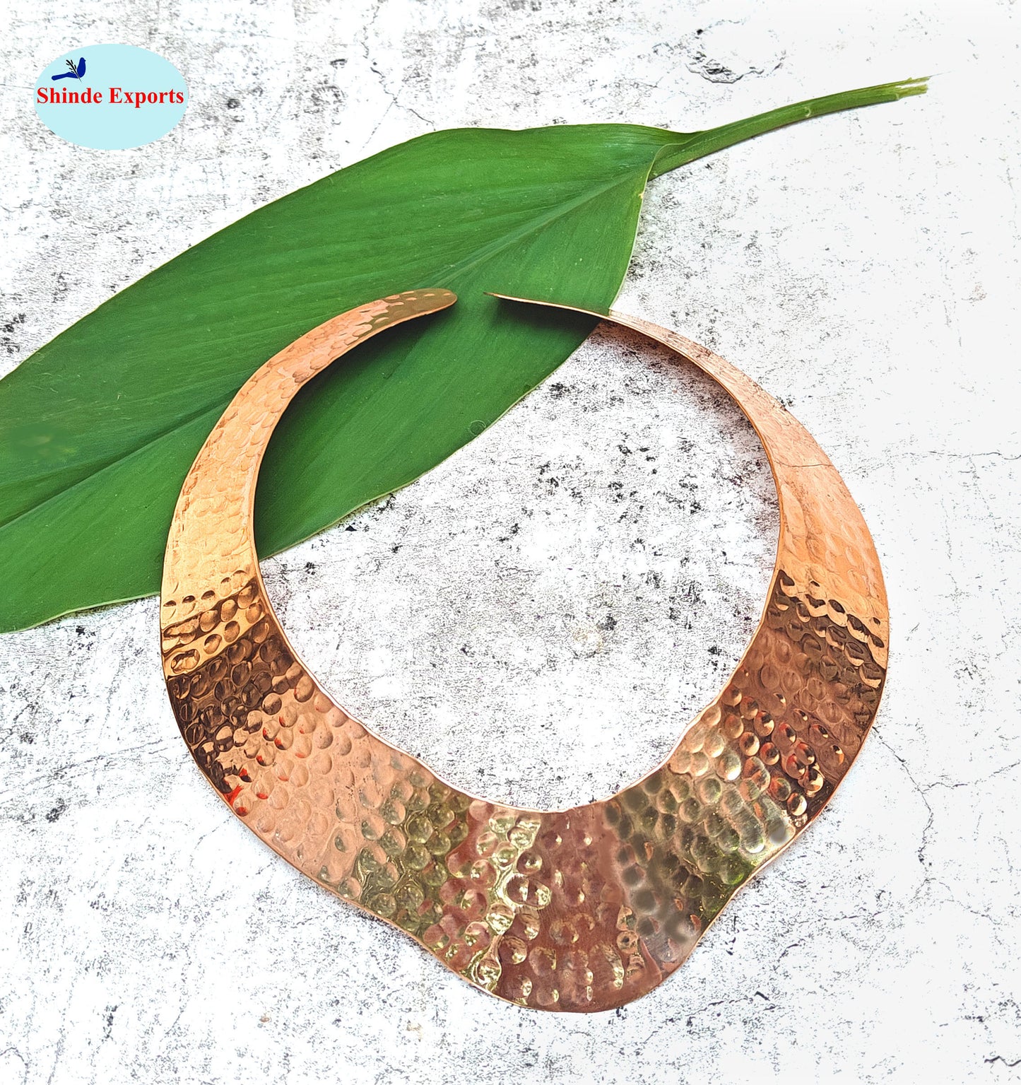 SHINDE EXPORTS pure copper Hasli necklace jewellery choker for women/girls