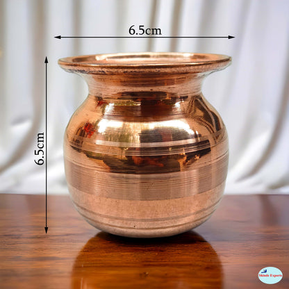 SHINDE EXPORTS Small Size Copper tamba lota Kalash for puja Drinking Water Pooja