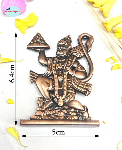 SHINDE EXPORTS small size metal lord hanuman idol statue for car dashboard home office desk pooja