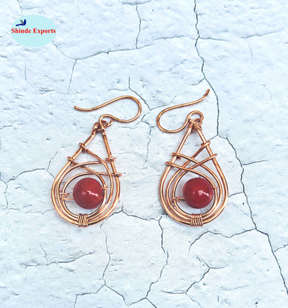SHINDE EXPORTS copper earrings for women stylish traditional jhumka earring girls