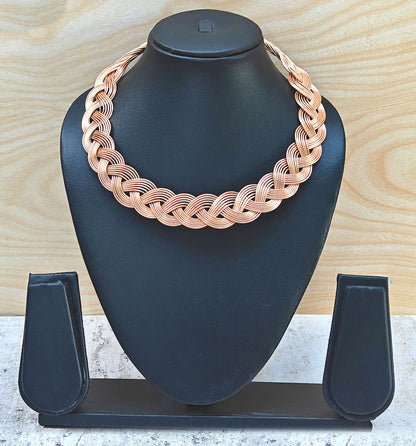SHINDE EXPORTS pure copper Hasli necklace jewellery choker for women/girls