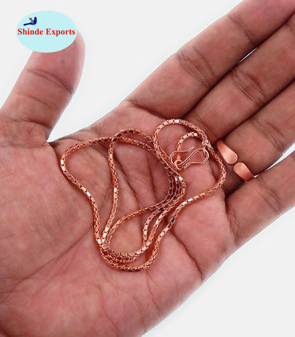SHINDE EXPORTS pure copper necklace hasli neck chain for women (Design 6)
