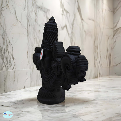 SHINDE EXPORTS tirupati balaji marble idol for desk pooja room car dashboard home office décor
