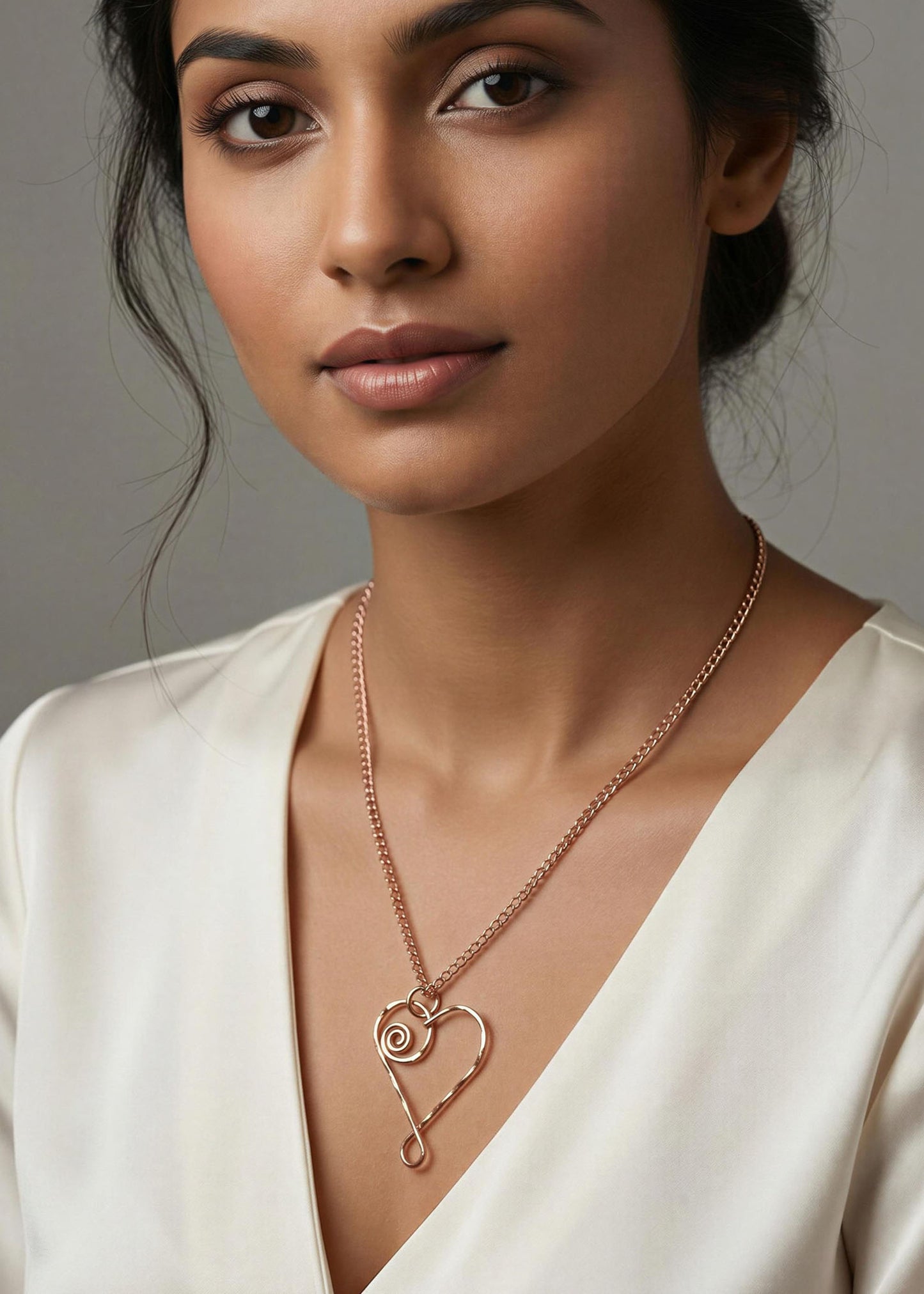 SHINDE EXPORTS 100% solid uncoated jewellery pure copper chain necklaces stylish choker for women with pendant