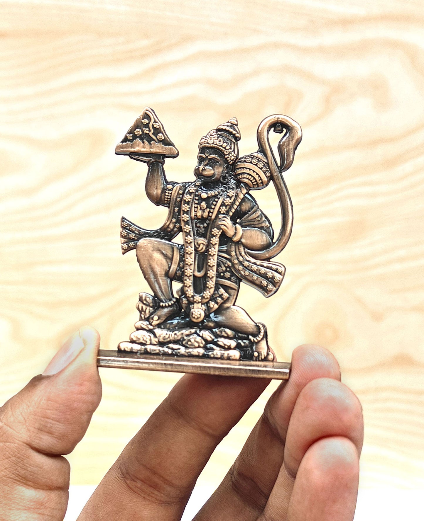 SHINDE EXPORTS small size metal lord hanuman idol statue for car dashboard home office desk pooja